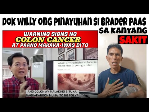 DOC WILLY ONG PINAYUHAN  SI BRADER PAAS KUNG PAANO GAGALING ANG SAKIT