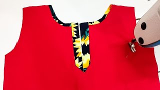 neck design stylish/diy sewing tips