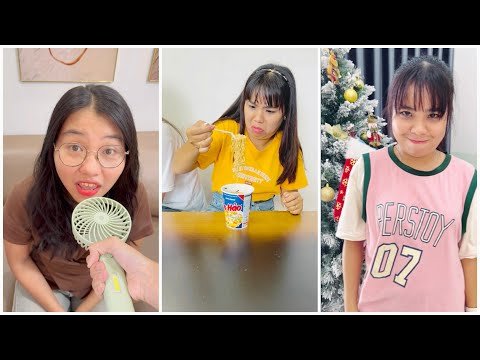 Sister vs sister ‼️ Fan & noodles 🚘 LINH NHI SHORTS