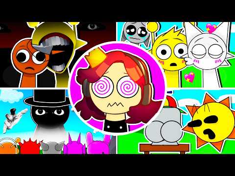 ¡TODOS LOS FINALES DE SPRUNKI EN 1 VIDEO!💀​😱​-Incredibox Sprunki