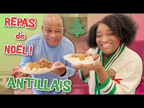 REPAS DE NOËL ANTILLAIS avec PAPI ! Recette repas pour les fêtes Vlogmas 2024