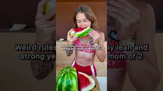 Weird rules I follow to stay lean as a mom of 2…