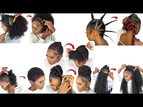 5 Quick And Easy Hairstyle/ Beginner Friendly