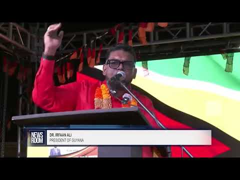 YouTube video thumbnail: With Citibank Interested IN Guyana, President Boasts OF ‘Trust’ IN Financial System