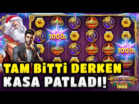 SLOT OYUNLARI💥GATES OF OLYMPUS XMAS 1000X💥TAM BİTTİ DERKEN KASA PATLADI💥 #slot #slotoyunları #casino