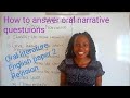 Oral Narrative Techniques and Features
