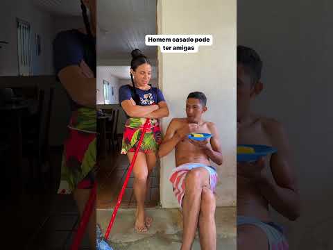 Homem casado pode ter amigas #humor #casal #comedia #shorts