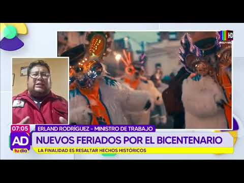 Nuevos feriados por el Bicentenario