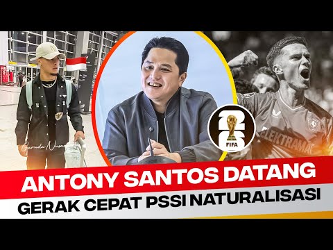 timnas indonesia~selamat datang antony santos~PSSI naturalisasi cepat~ole romeny daan rots resmi WNI