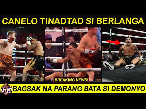 BREAKING: Canelo Panalo! Pina-iyak at Pina-Bagsak si Berlanga |  Garcia Talo!