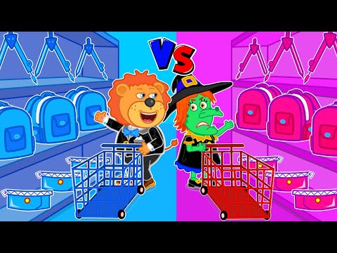 Lion Family на русском - Маша и Леопольд. Школьный рюкзак- Мультик для детей