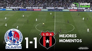 OLIMPIA 1-1 ALAJUELENSE 🔴 Copa Centroamericana | Partido  eFootball pes21 simulación