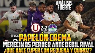 NO MERECIMOS GANAR | UNIVERSITARIO 2-2 COMERCIANTES | PAPELÓN QUE ARRUINA EL CLAUSURA | ANÁLISIS ⚽ 🔥
