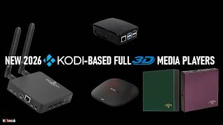 New 2026 Kodi-based Full 3D Media Players