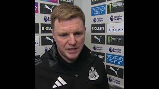 Eddie Howe on Miguel Almirón's future at Newcastle United 📝