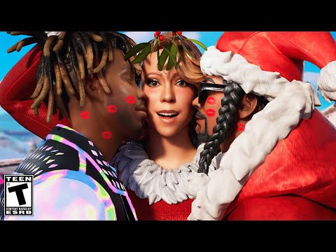 JUICE WRLD plays TRUTH or DARE with SANTA SNOOP and MARIAH.. Fortnite