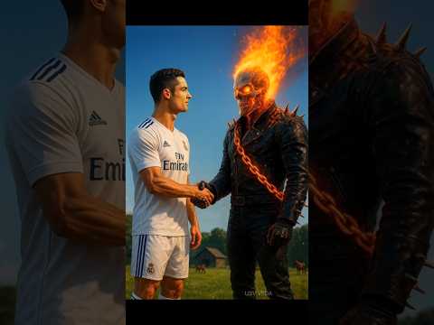 RONALDO’S ’s Horse Turns Into a Donkey Then Ghost rider Saves Him #ronaldo #cr7 #football #shorts