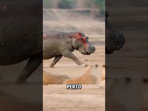 A estratégia do hipopótamo #curiosidadesanimais #animals #animaisselvagens #wildlife #animais