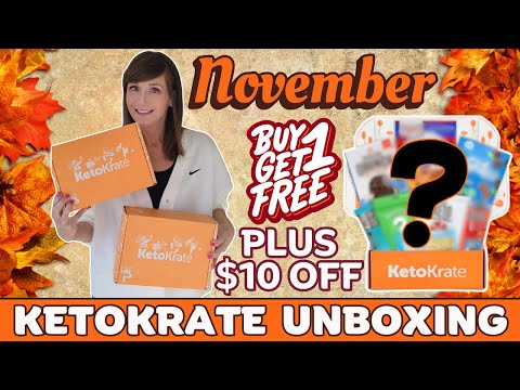 November KetoKrate Unboxing | B1G1 FREE + $10 OFF!