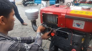 Máy Phát Điện Dùng Đầu Nổ DF 30 Có Đề