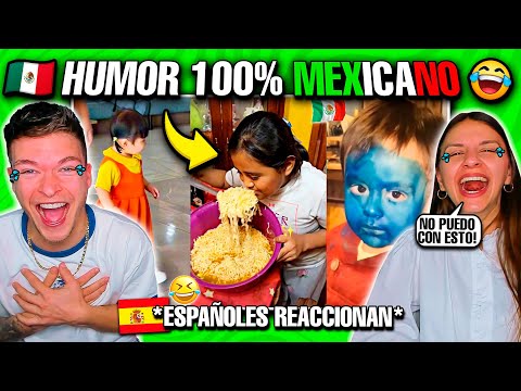 HUMOR VIRAL MEXICANO **MEMES de TIKTOK** ESPAÑOLES REACCIONAN 🇪🇸😂