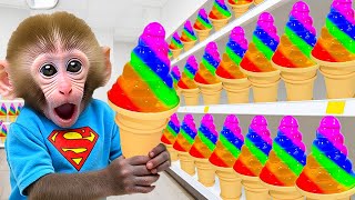 Monkey Baby Bon Bon : The Hilarious Chase Between Bon and His Friend in the Tung Tung Sahur Costume