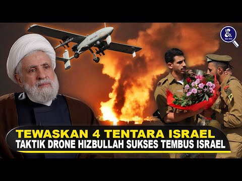 KELEMAHAN IRON DOME ISRAEL TERBONGKAR! Begini Taktik Drone Hizbullah Sukses Tembus Pertahanan Israel