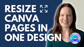 How to Resize a Page Inside the Same Canva Design (Without Creating Additional Canva Design Files)