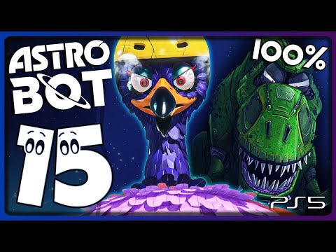 Astro Bot Walkthrough Part 15 - 100% (PS5) Falcon Boss / Machine Learning