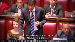 02-07-2014 Di Battista spiazza tutti in Parlamento