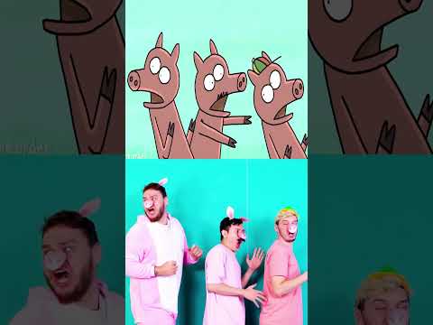 Three Litte Pigs Parody #shorts