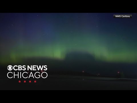 YouTube video thumbnail: Illinois Could see the Northern Lights Thursday Night