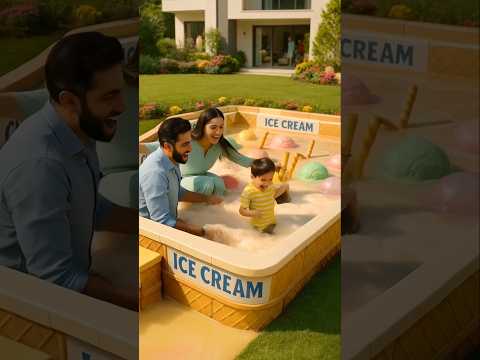 Kurkure Icecream burger wala pool #shorts #shortvideo #youtubeshorts