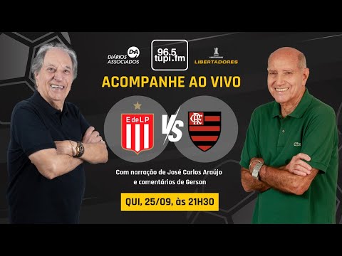 ESTUDIANTES DE LA PLATA 1 (2) x (4) 0 FLAMENGO - Libertadores - Quartas - Volta - 25/09/25 - AO VIVO