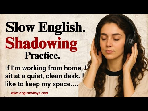 Short English Sentence—My Day🔥| Slow Listening And Shadowing Practice | Learn English Through Story