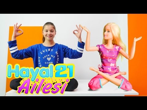 Hayal Ailesi 21. Polen ve Barbie yoga yapıyorlar