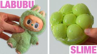 Turning Labubu’s Into Slime | Slime Challenge
