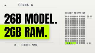 Running Gemma 4 26B on a Mac With 2GB of RAM?!
