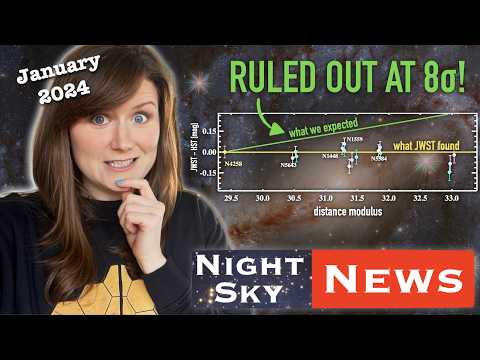 JWST rules out MOST LIKELY culprit for "Crisis in Cosmology" | Night Sky News January 2024