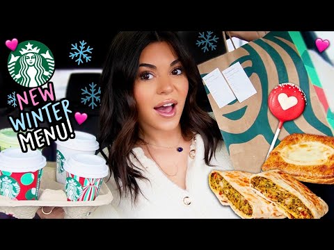 NEW Starbucks 2025 Winter Menu ITEMS! ❄️ Exclusive First Look & Tasting! 🔥