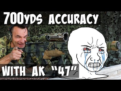 No! You can't shoot AK past 300Yds!