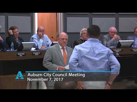 City of Auburn Council Meeting 11.7