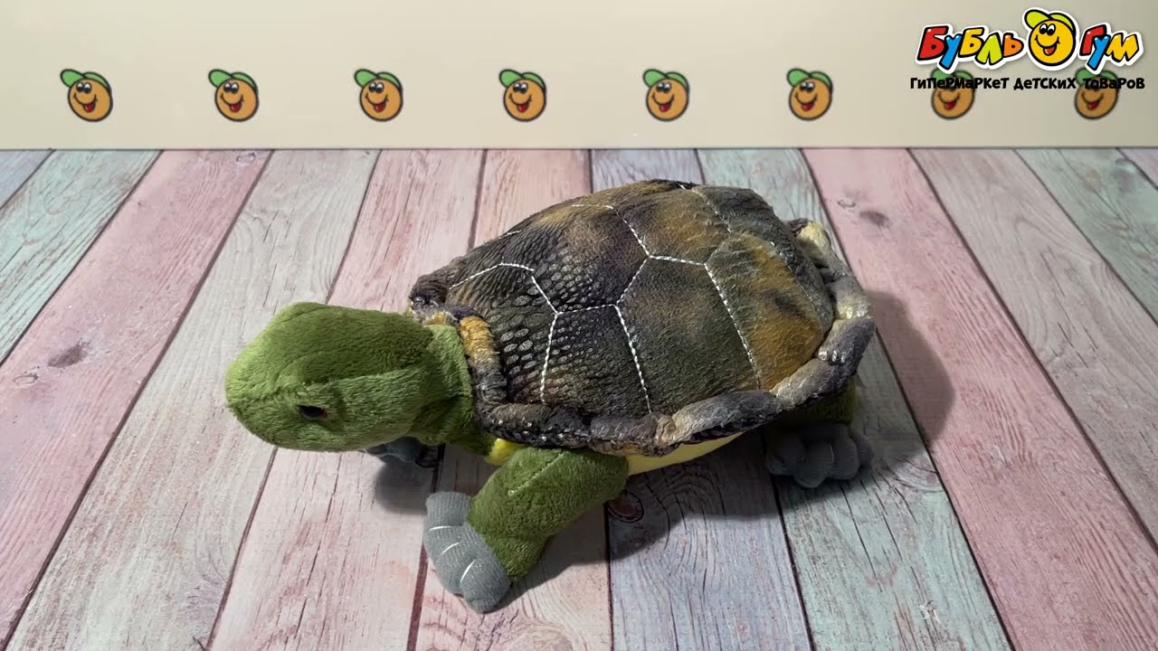 Игрушка мягконабивная черепашка 30см - видео