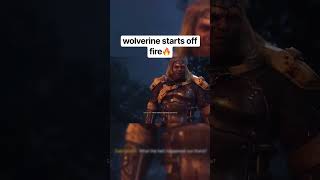 marvel’s wolverine with amazing start🔥 #trending #marvelwolverine #gaming #shorts