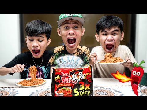 EXTREME SPICY NOODLES X4 CHALLENGE YOU WIN 5,000 PESO!