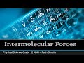 Intermolecular Forces and Their Properties