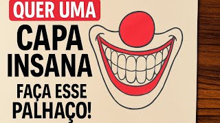 Quero uma capa insana? faça esse desenho na capa do caderno da escola, desenhos simples e fácil