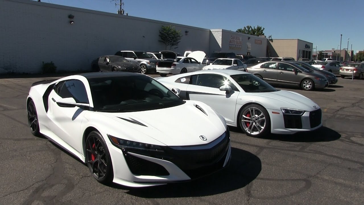 Is the Acura NSX better than the Audi R8 V10?
