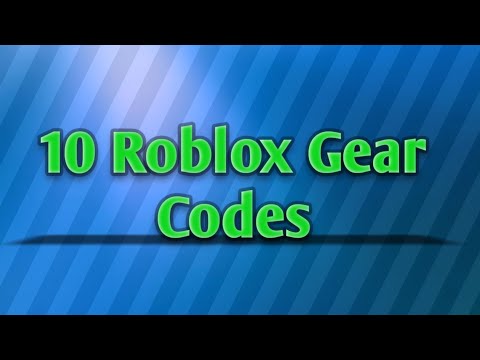 roblox gear codes for cars