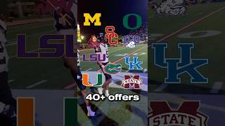 5 ⭐️ CB John Meredith III is Down to 5 Schools ✋👀 #football #collegefootball